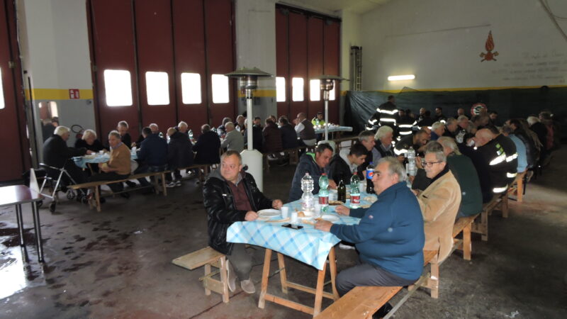 Castelli Romani: Conclusesi con il pranzo di solidarietà insieme le celebrazioni dei pompieri in occasione di Santa Barbara loro patrono