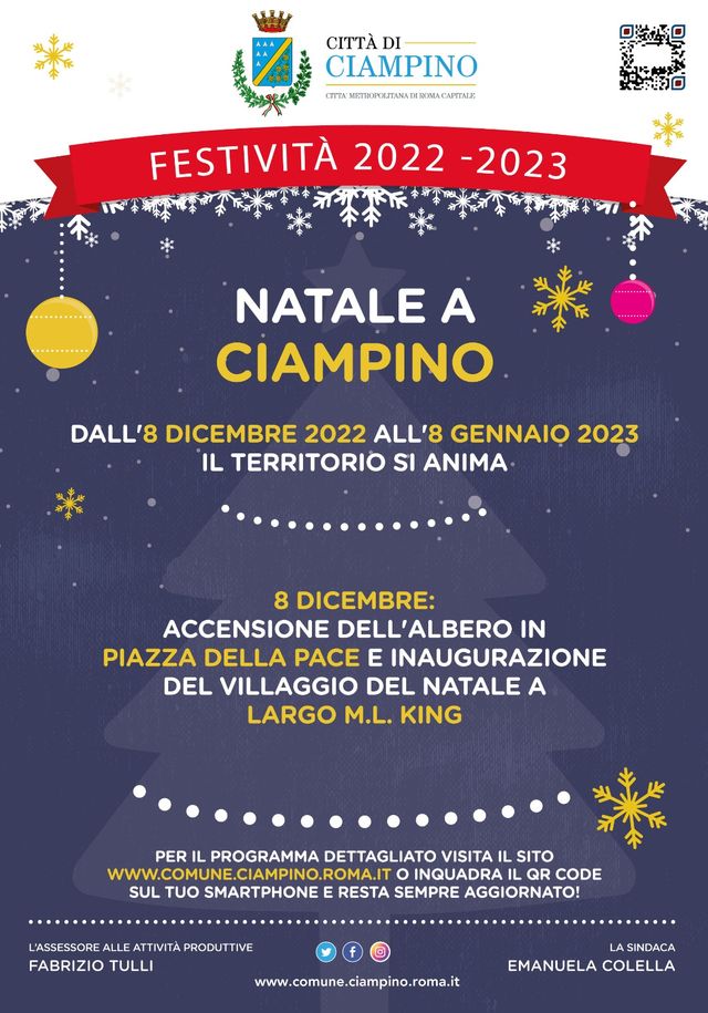 Ciampino: Natale in città. Gli eventi del fine settimana