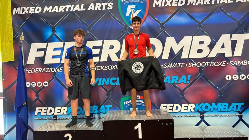 Lanuvio-Campoleone: Podio ai Campionati italiani MMA targato Federkombat e la coppa Italia di BJJ per due giovani atleti