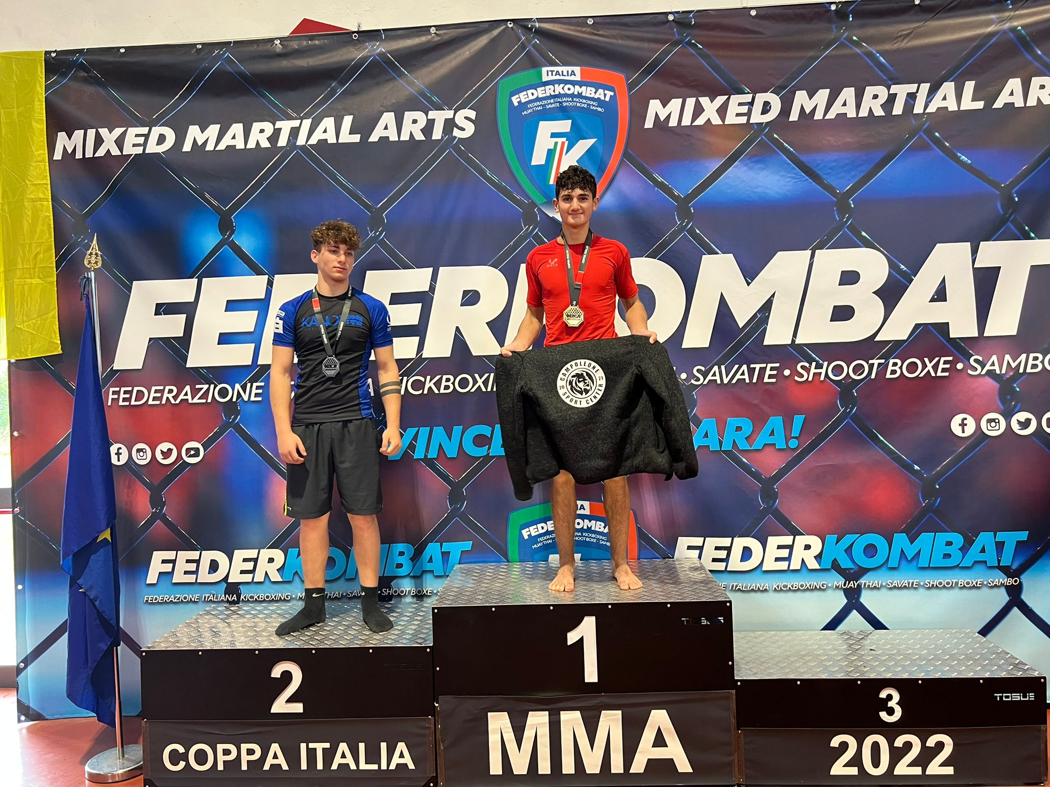 Lanuvio-Campoleone: Podio ai Campionati italiani MMA targato Federkombat e la coppa Italia di BJJ per due giovani atleti