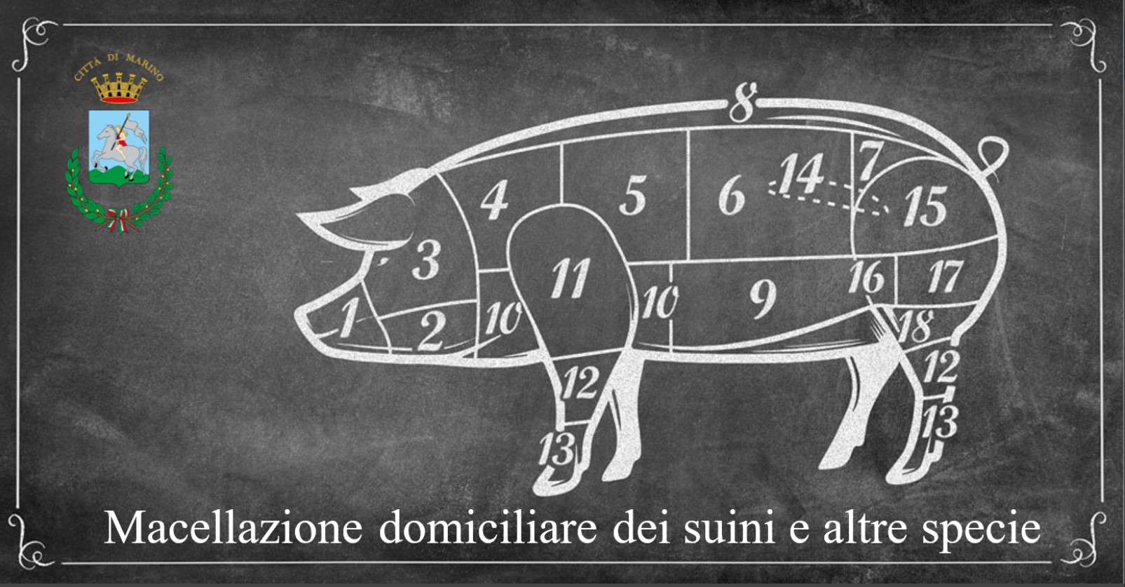 Marino: Macellazione domiciliare dei suini e di altre specie