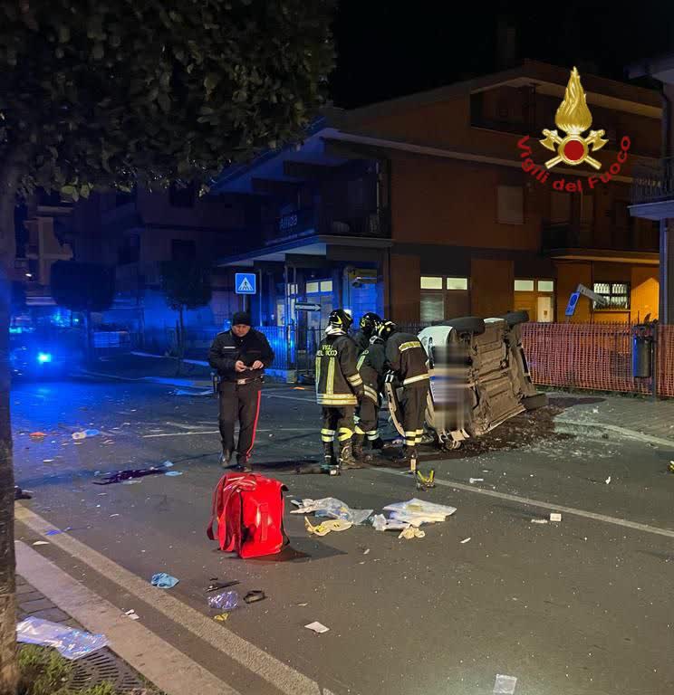 Roma, Fonte Nuova, incidente stradale in via Nomentana: morti 5 ragazzi