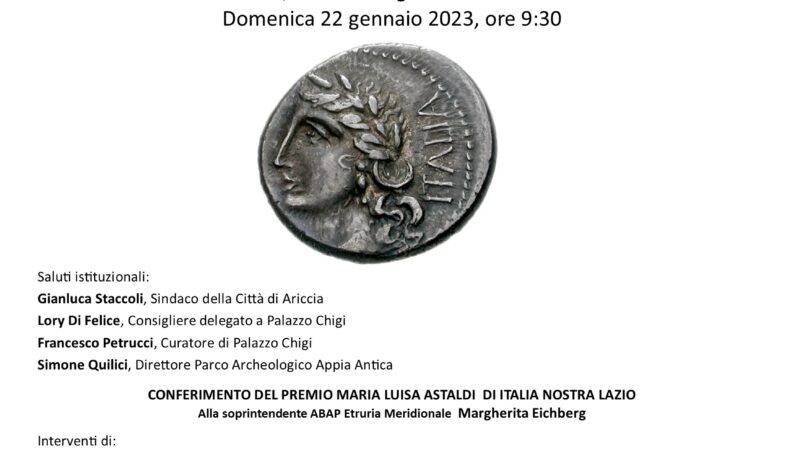 Ariccia – Convegno “Le porte verso la Magna Grecia”