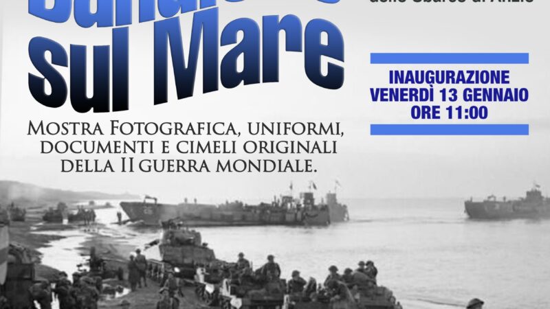 79° Anniversario dello Sbarco di Anzio: inaugurazione Mostra Bandiere sul Mare