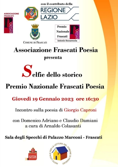 Frascati – Selfie dello storico Premio Nazionale Frascati Poesia