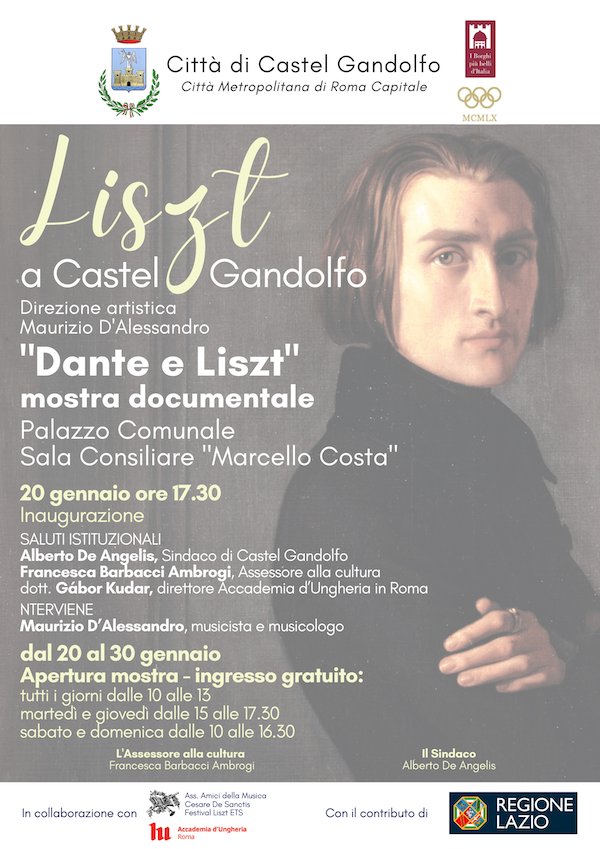 Castel Gandolfo, Liszt e Dante si incontrano nella Sala Consiliare