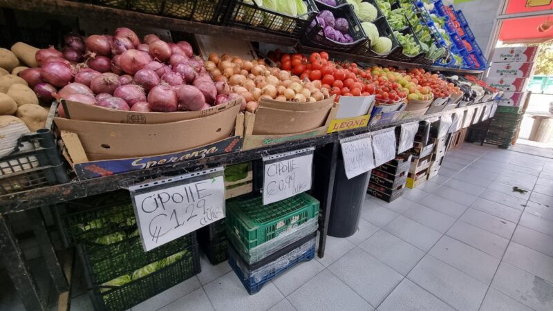 Ciampino, la polizia locale sequestra un ingente quantità di frutta, verdura e cibo scaduto in un minimarket del posto