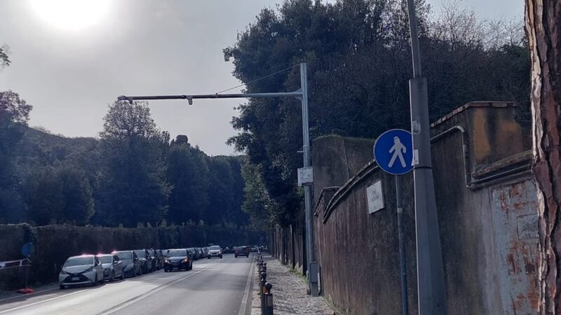 Frascati: INSTALLATE DUE TELECAMERE A COMPLETAMENTO DELL’ANELLO DI ACCESSO AL CENTRO DELLA CITTÀ