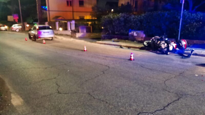 Frascati: Incidente stradale in via Tuscolana. Sequestrato uno scooter senza assicurazione