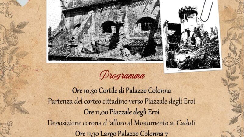 Marino: Il ricordo delle vittime del bombardamento del 2 febbraio 1944