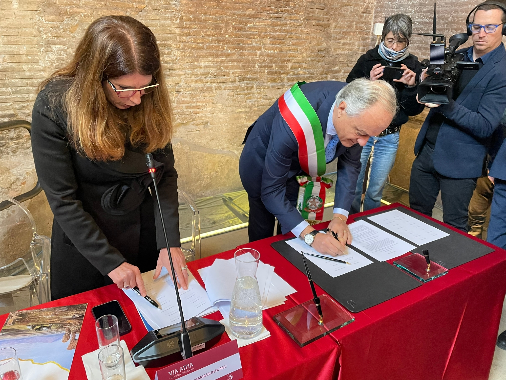 Marino: Firmato alle Terme di Diocleziano il Protocollo d’intesa per la sua candidatura all’Unesco