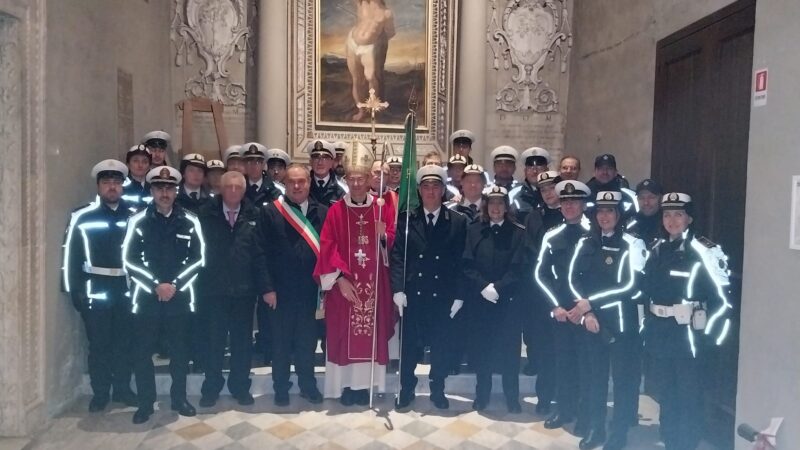 Velletri: La celebrazione di San Sebastiano nella cattedrale di San Clemente. Encomi e conferimenti alla polizia locale