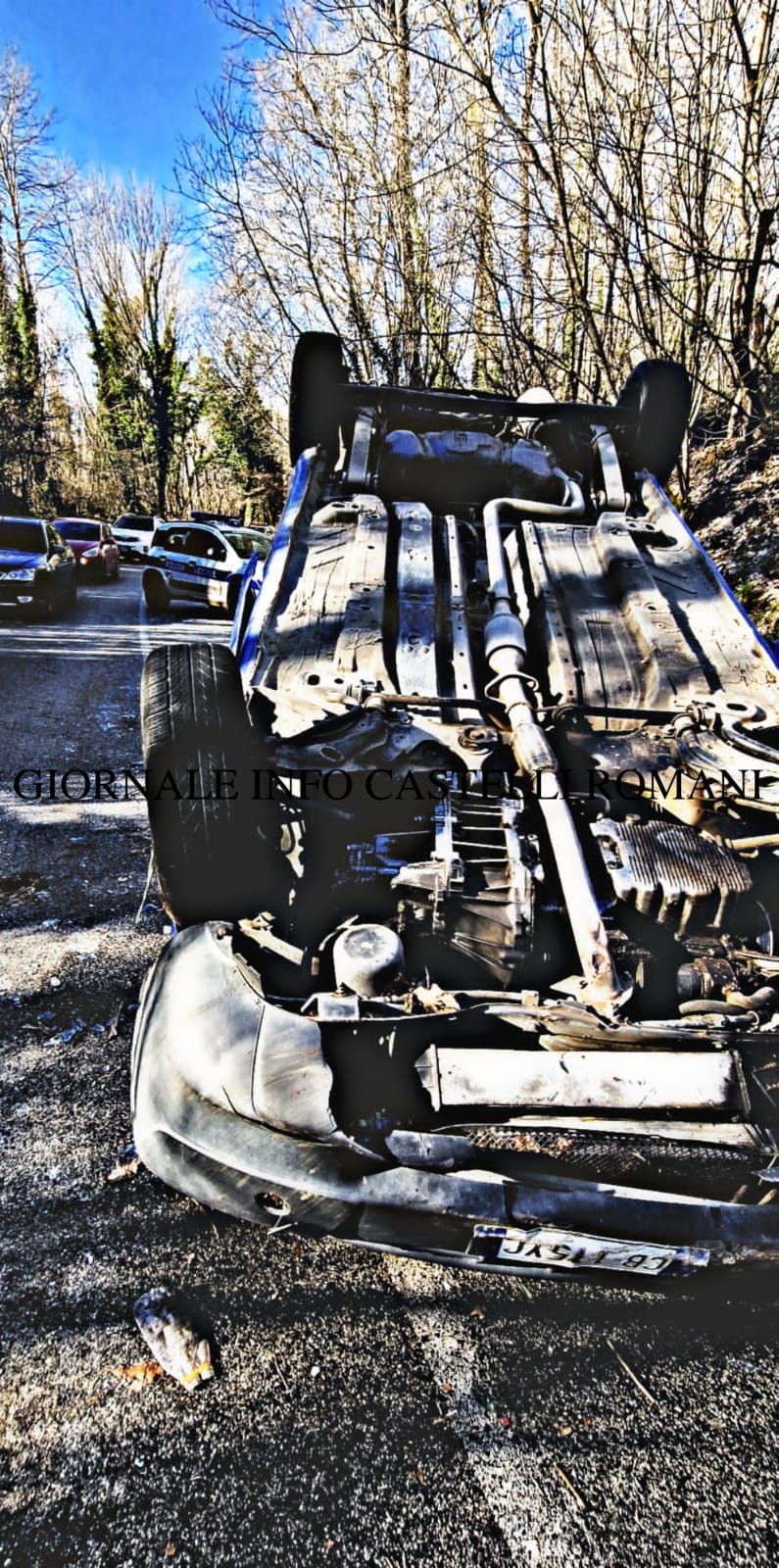 Rocca di Papa, dopo incidente su via dei Laghi gran lavoro per la polizia locale