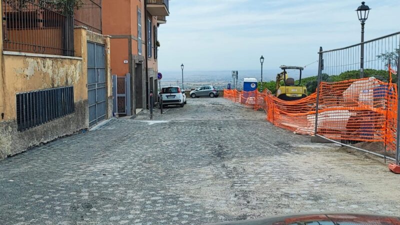 Frascati: Inizia la terza fase dei lavori di viale Regina Margherita