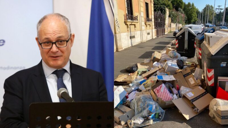 Gualtieri: “A Roma situazione rifiuti migliorata, entro fine consiliatura sarà un’eccellenza”