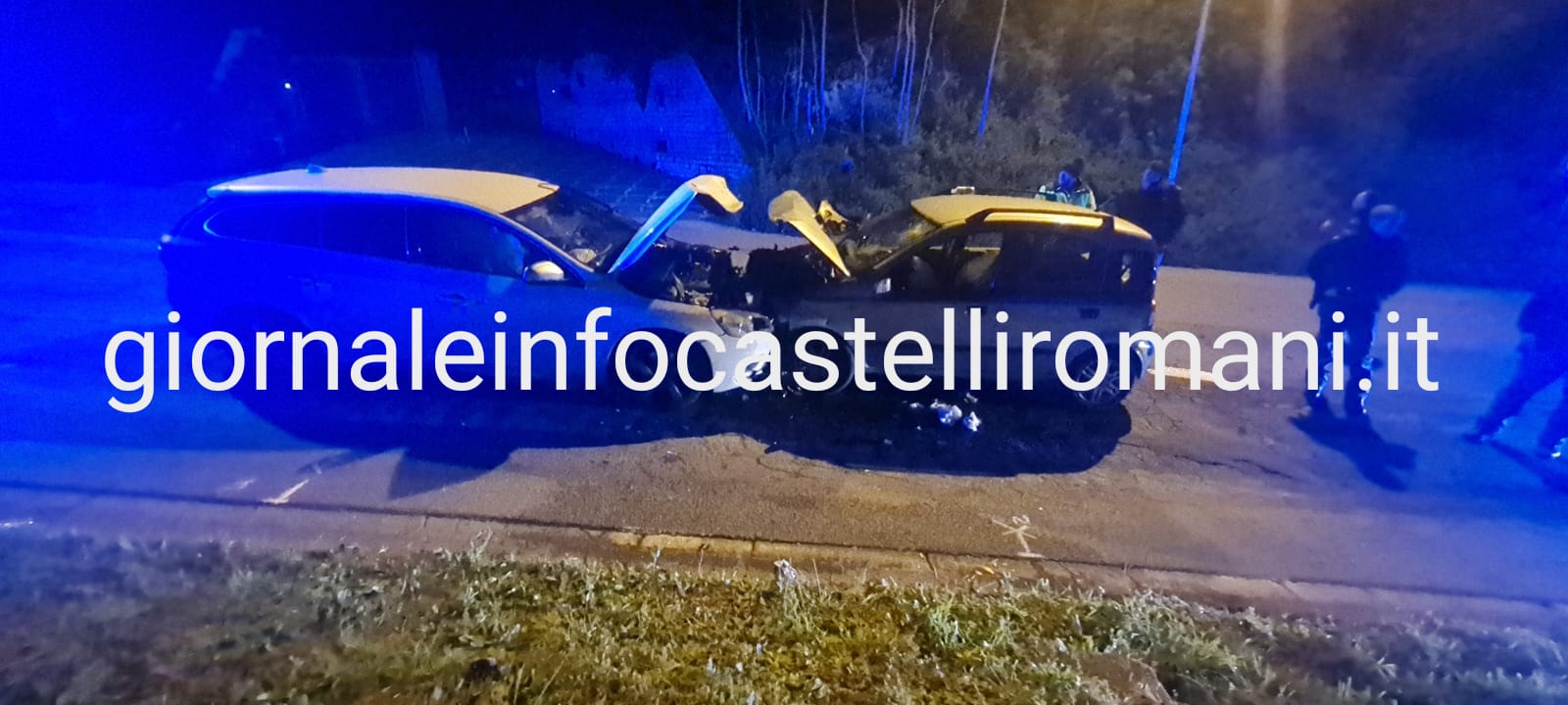 Albano, incidente stradale frontale provocato da ragazza ubriaca ieri sera in via Olivella, la conducente ferita grave