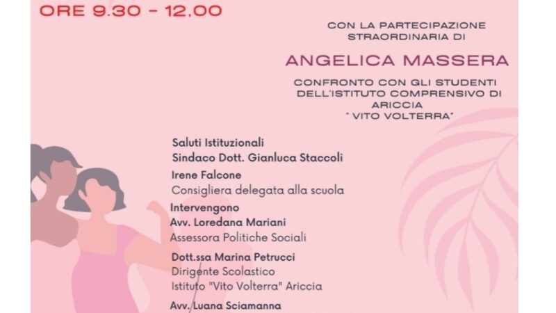 8 Marzo, A Palazzo Chigi di Ariccia il convegno “Mettici una buona parola”