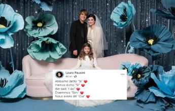 Laura Pausini e Paolo Carta si sono sposati