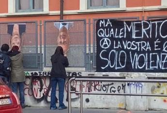 Liceo Carducci, preside condanna striscione: “No a curve violente”