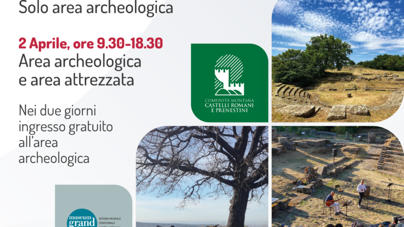 Rocca Priora – “Ci vediamo a Tuscolo”. Le date della riapertura dell’area archeologica e dell’area attrezzata