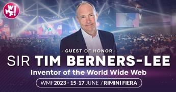 Sir Tim Berners-Lee ospite d’eccezione al WMF 2023: sul Mainstage del Festival l’inventore del World Wide Web