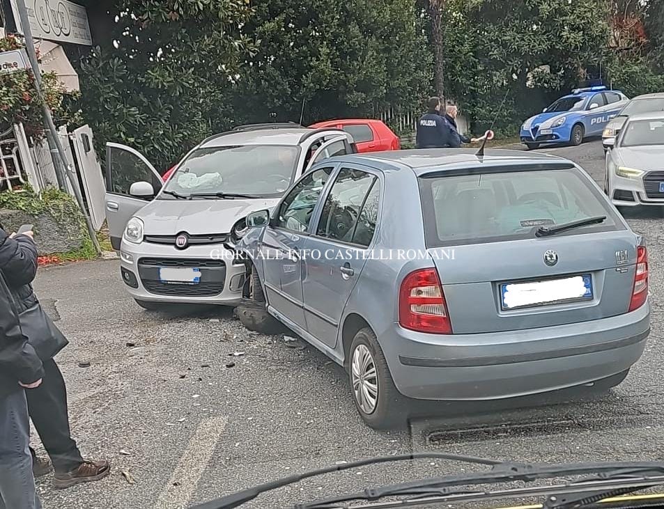 Velletri, doppio incidente su via dei Laghi. Strada bloccata per oltre due ore