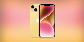 iPhone 14 e 14 Plus in giallo per la primavera