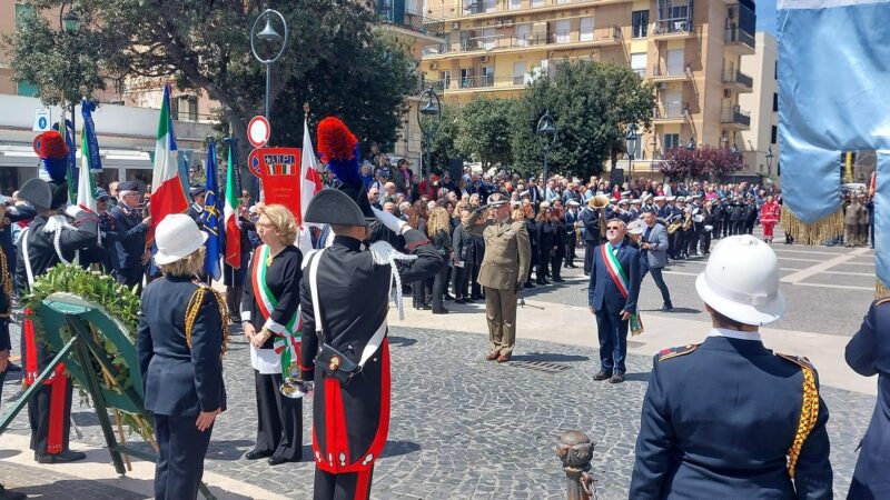 La Città di Anzio, al Monumento ai Caduti, celebra il 78° Anniversario della Liberazione