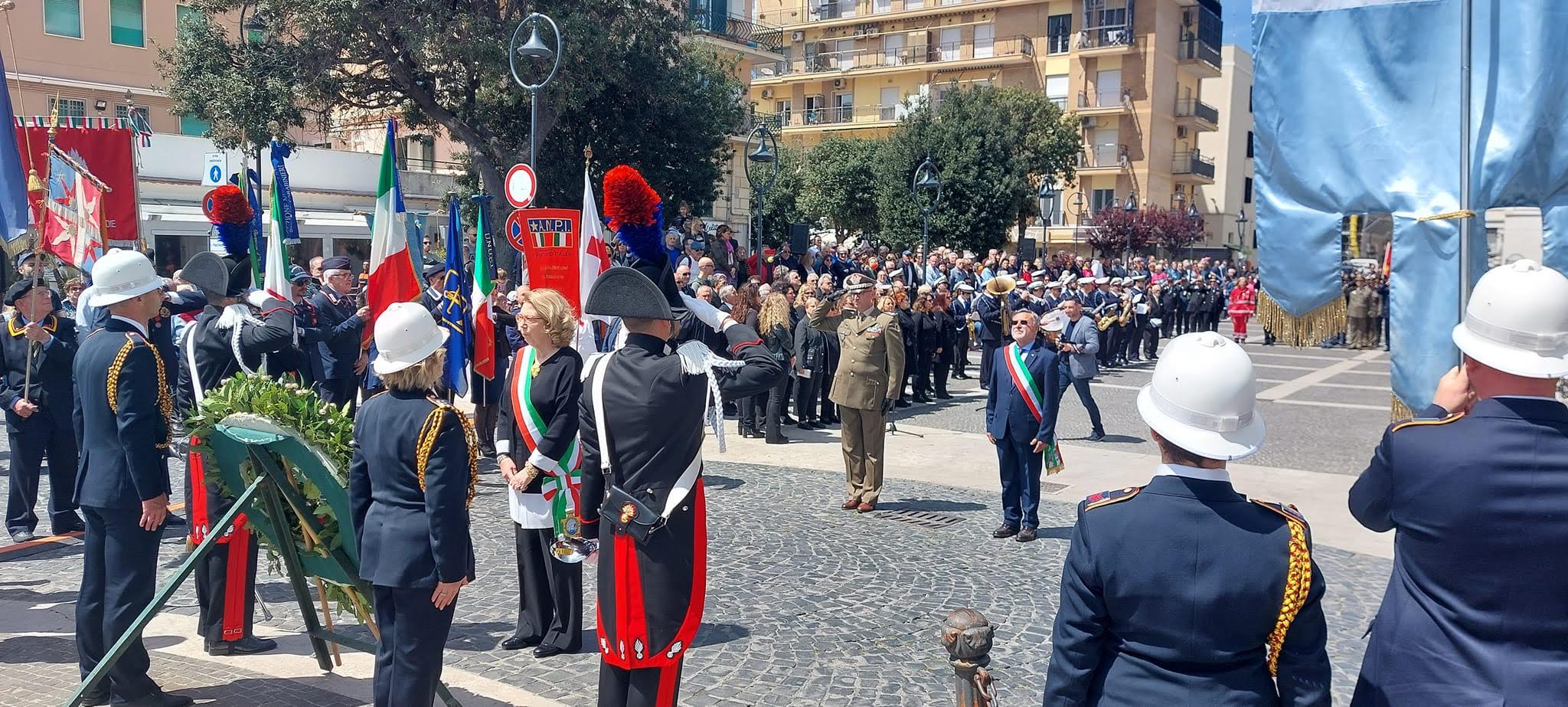 La Città di Anzio, al Monumento ai Caduti, celebra il 78° Anniversario della Liberazione