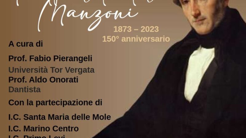 Marino, “Attualità e inattualità del Manzoni”: il convegno al Museo Civico per i 150 anni dalla morte