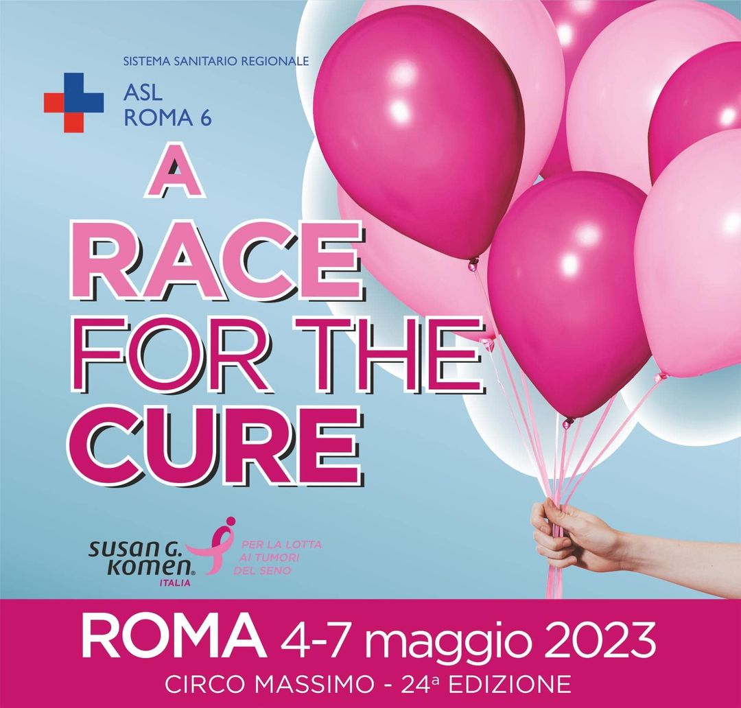 Roma torna a tingersi di rosa con #RacefortheCure e: presente la Asl Roma 6