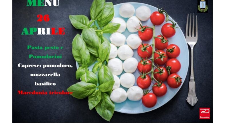 25 aprile, nella scuola di Ariccia arrivano i menù tricolore