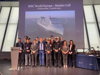 Msc, Civitavecchia dà il benvenuto a World Europa