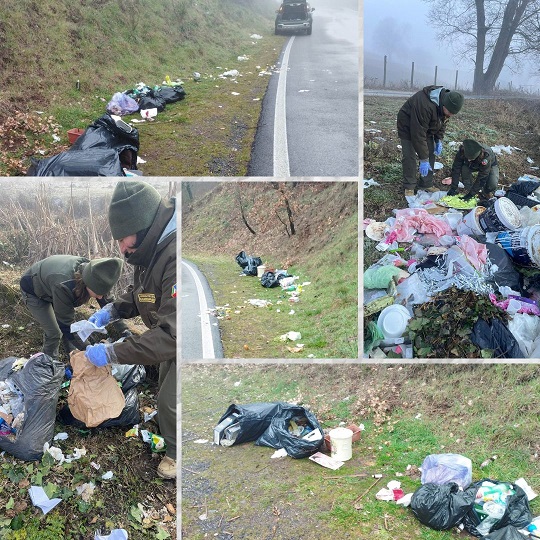 Rifiuti nel Parco dei Castelli Romani: i guardiaparco hanno individuato e denunciato i responsabili