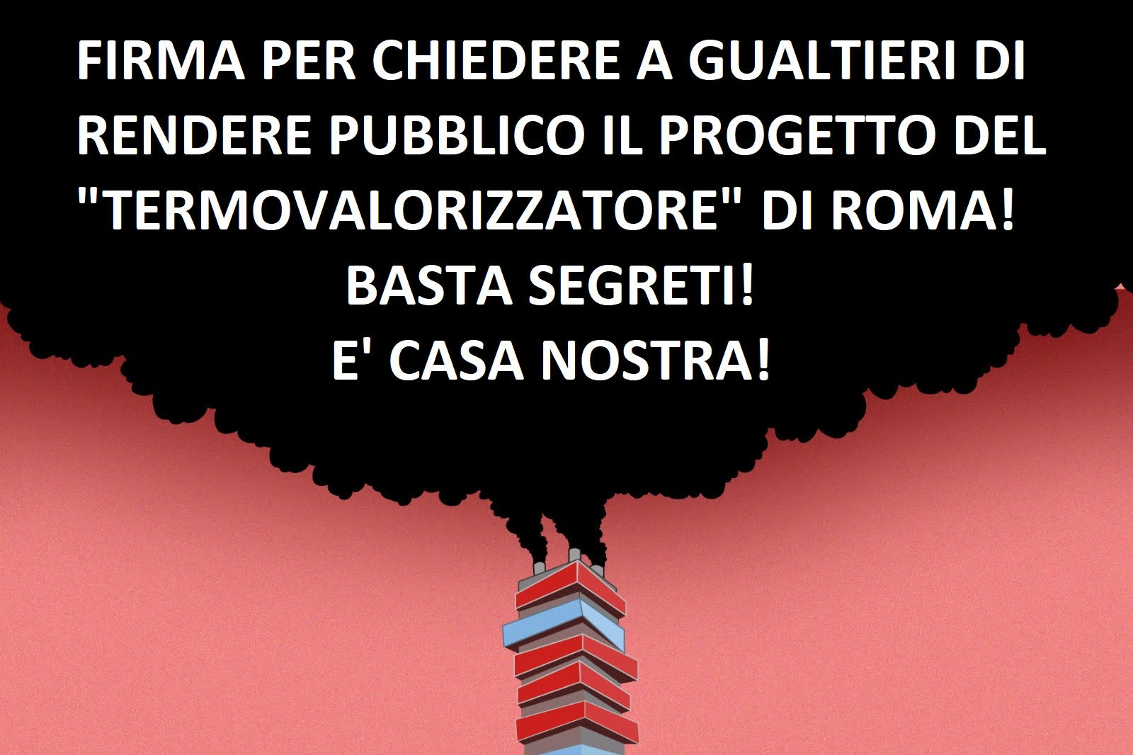 L’Associazione Salute Ambiente lancia una raccolta firme per il “No all’inceneritore e no alla “segretezza” sul progetto