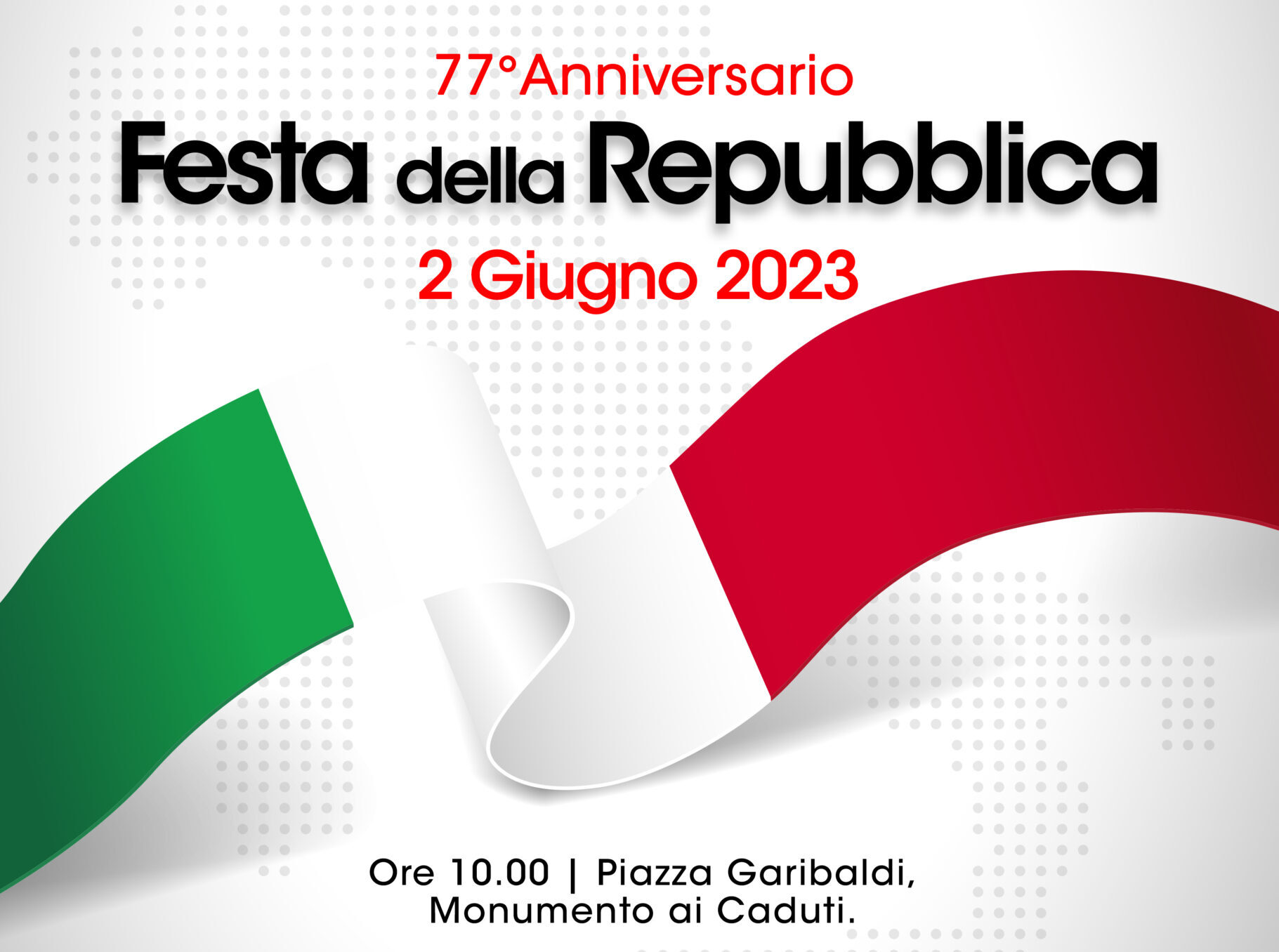 Anzio celebra il 77° anniversario della Repubblica Italiana