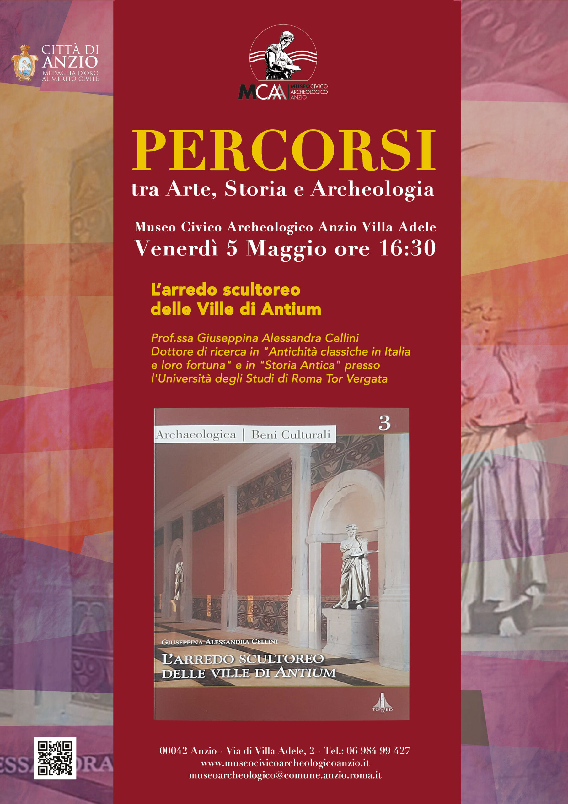 Anzio – Proseguono le conferenze culturali della rassegna “Percorsi tra Arte, Storia ed Archeologia”