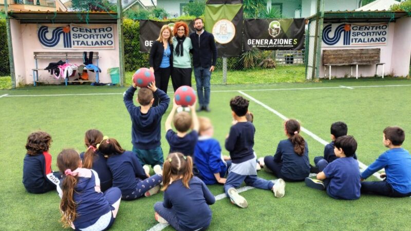 Sport a Ciampino, gli alunni della scuola Sabin presso il centro sportivo Orsini