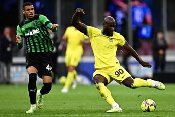 Inter-Sassuolo 4-2, doppietta Lukaku in poker nerazzurro