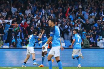 Napoli-Inter 3-1: gol azzurri di Anguissa, Di Lorenzo e Gaetano