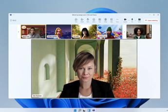 Teams, arrivano gli sfondi animati per le riunioni online