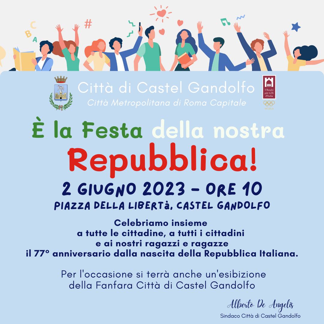 Castel Gandolfo celebra la Festa della Repubblica Italiana