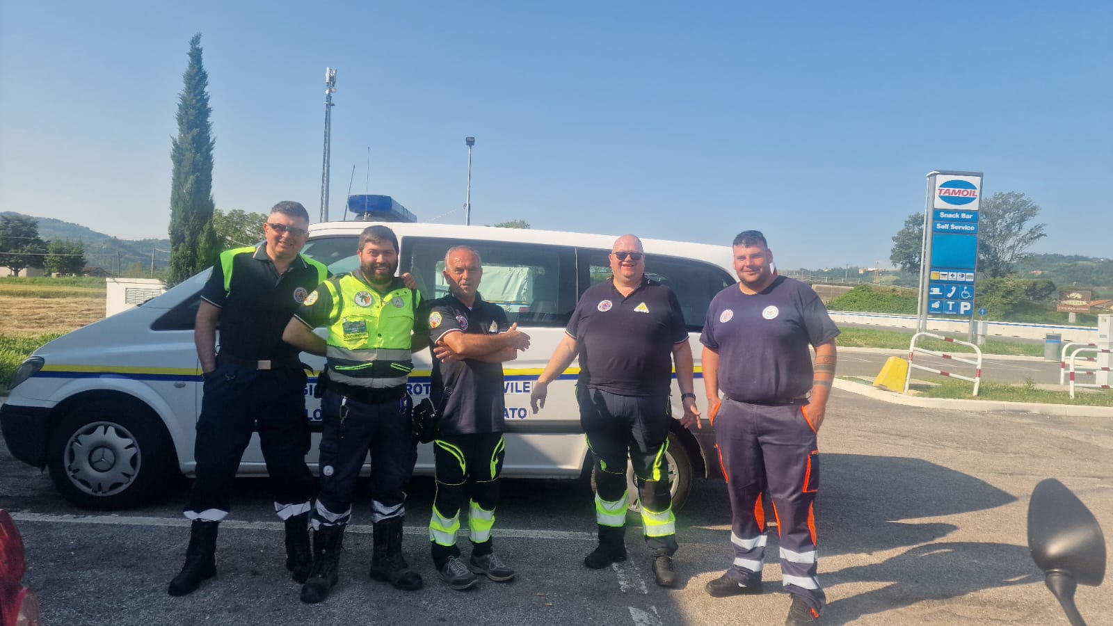 Lanuvio, partita questa mattina una squadra di volontari della protezione civile per l’Emilia Romagna