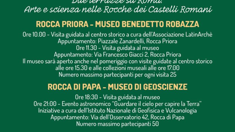 Rocca Priora: gli itinerari del Museumgrandtour Castelli Romani e Prenestini