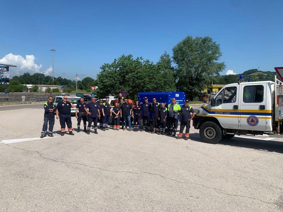 Lanuvio, partiti ieri per l’Emilia Romagna un’altra squadra di volontari della protezione civile