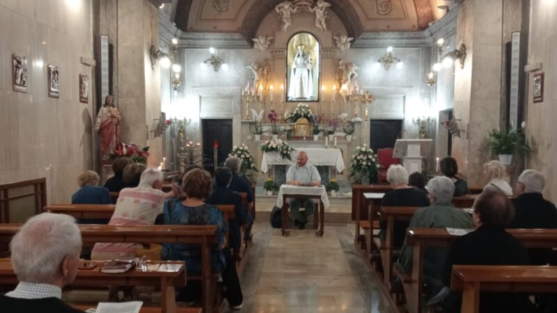 Ariccia, il nuovo parroco Don Salimbeni in visita ad Allumiere