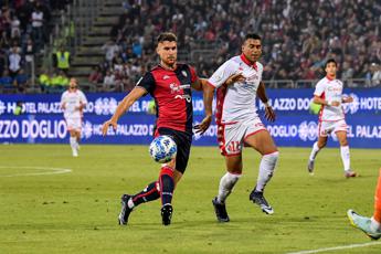 Cagliari-Bari 1-1 in andata finale playoff Serie B