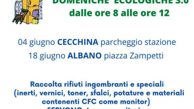 Albano, ritornano gli appuntamenti con le domeniche ecologiche