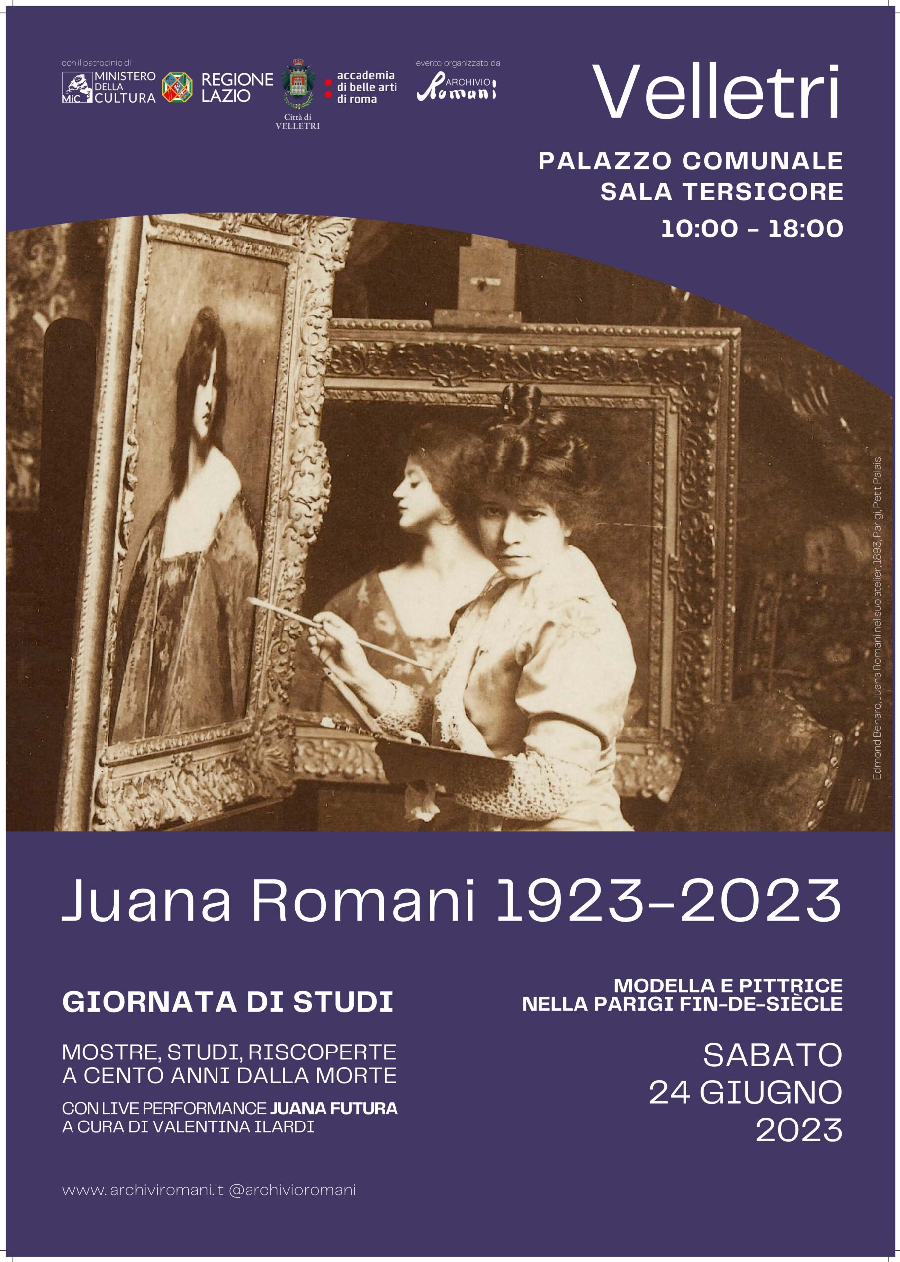 Velletri Giornata Culturale al Comune con la Mostra dedicata Juana Romani