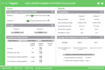 Schneider Electric presenta il primo tool gratuito e all’avanguardia per il calcolo di CO2 e la conoscenza dell’impronta ambientale totale dei Data Center